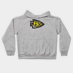 KP Chiefs camouflage logo Kids Hoodie